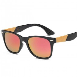 UV400 Reflective Color Film Polarized Sunglasses Unisex Retro Sunglasses