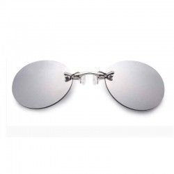 UV400 Sunglasses TAC Lens Retro Rimless Nose Resting Glasses Super Light Weight