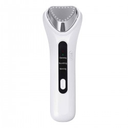 Ultrasonic Electric Facial Body Cleaner Massager Sonic Ion Vibration Clean Moisturize Wrinkle Removal Anti-aging Warm Hot Therapy Skin Tightening Device