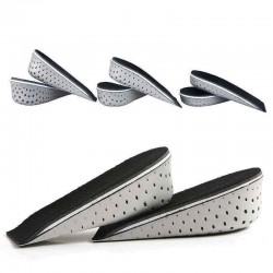Unisex Increase Height High Half Insoles Memory Foam Shoe Inserts Cushion
