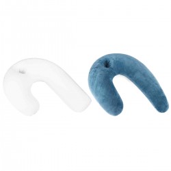 V Shape Particle Filling Auxiliary Pillow Siesta Side Sleeper Pillow Neck Spine Protection Cushion
