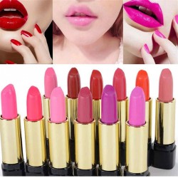 Vampire Velvet Matte Matte Dusty Rose Lipstick Deep Red Lip Sticks Waterproof