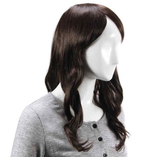 Virgin Remy Medium Brown Side Bang Long Capless Mono Top Human Hair Wig Virgin Remy Medium Brown Side Bang Long Capless Mono Top Human Hair Wig