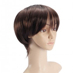 Voltron Lance Cosplay Short Brown Hair Wig