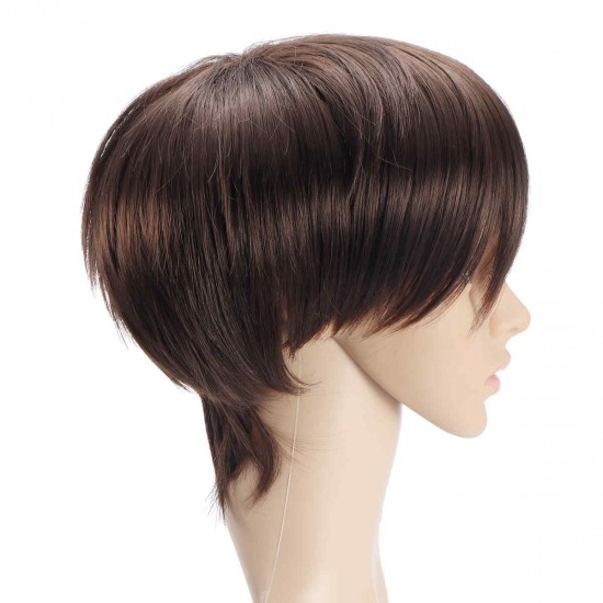 Voltron Lance Cosplay Short Brown Hair Wig