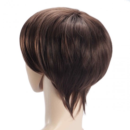 Voltron Lance Cosplay Short Brown Hair Wig