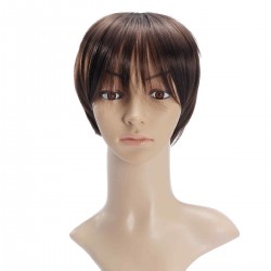 Voltron Lance Cosplay Short Brown Hair Wig