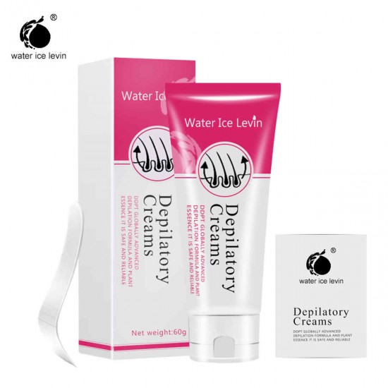 Water Ice Levin® Unisex Powerful Permanent Depilatory Hair Removal Cream Hair Growth Inhibitor Water Ice Levin® Unisex Powerful Permanent Depilatory Hair Removal Cream Hair Growth Inhibitor