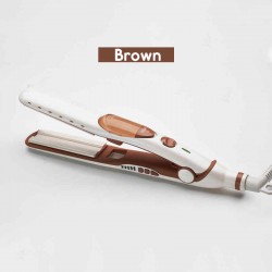 Wet or Dry Hair Use 5 Gear Adjustable Women Professional Hair Straightener Curling Iron Curl Wave Machine Salon Wand
