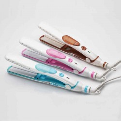 Wet or Dry Hair Use 5 Gear Adjustable Women Professional Hair Straightener Curling Iron Curl Wave Machine Salon Wand