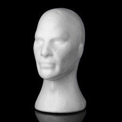 White Female Foam Mannequin Head Model Hat Wig Display Stand Rack