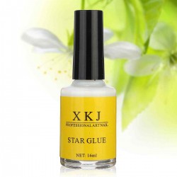 White Glue Nail Art Transfer Tips Adhesive Galaxy Star Foil Sticker 16ml