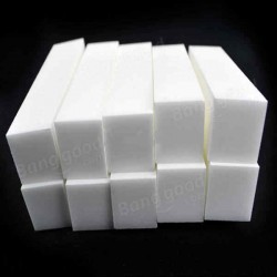 White Nail Art Buffer Buffing Sanding Files Block