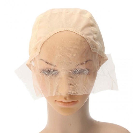 Wig Cap For Wig Making Weave Cap Elastic Hair Net Mesh Adjustable Straps Wig Cap For Wig Making Weave Cap Elastic Hair Net Mesh Adjustable Straps