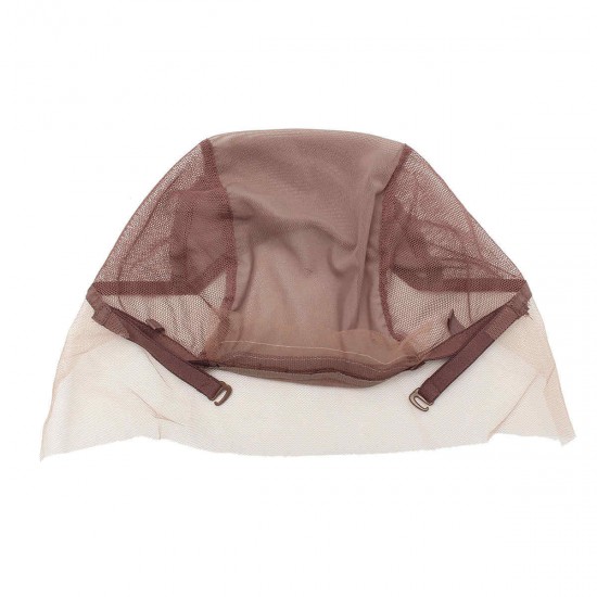 Wig Cap For Wig Making Weave Cap Elastic Hair Net Mesh Adjustable Straps Wig Cap For Wig Making Weave Cap Elastic Hair Net Mesh Adjustable Straps