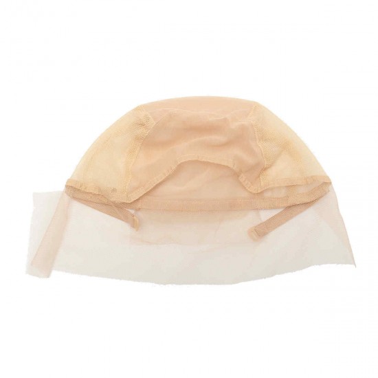 Wig Cap For Wig Making Weave Cap Elastic Hair Net Mesh Adjustable Straps Wig Cap For Wig Making Weave Cap Elastic Hair Net Mesh Adjustable Straps