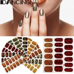 Wild Snake Skin Crocodile Skin Pattern Nail Art Sticker Decoration Self Adhesive Full Wrap Decal
