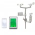 Wireless Touch Screen Weather Station LCD Solar Forecast Thermometer Barometer Humidity Outdoor 4 Sensors PC Link & Pen