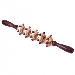 Wood Roller Body Trigger Point Massage Stick Leg Massager Muscle Relief Tool