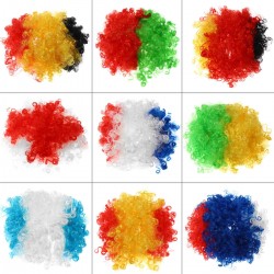 World Cup Russia 2018 Wig Fan Party Supplies Exploding Head Cover Carnival