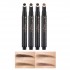 XLOONG Coffee Brown Press Cushion Eyebrow Pen Tattoo Eye Brows Tint Gel Eyebrows Enhancer Makeup