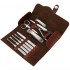 Y.F.M® 10pcs Stainless Steel Ingrown Toe Nail Clippers Nipper Manicure Tools Set Kit Pusher Cleaner File
