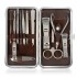 Y.F.M® 12pcs Nail Care Clipper Pedicure Scissor Tweezer Manicure Set Kit