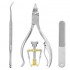 Y.F.M® 4pcs Ingrown Toenails Nipper Clipper File Lifter Cutter Kit Paronychia Corrector Thick Nails