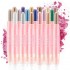 by nanda Double Head Pearl Eyeshadow Eyeliner Pen Sponge Automatic Rotation Eye Makeup Stick