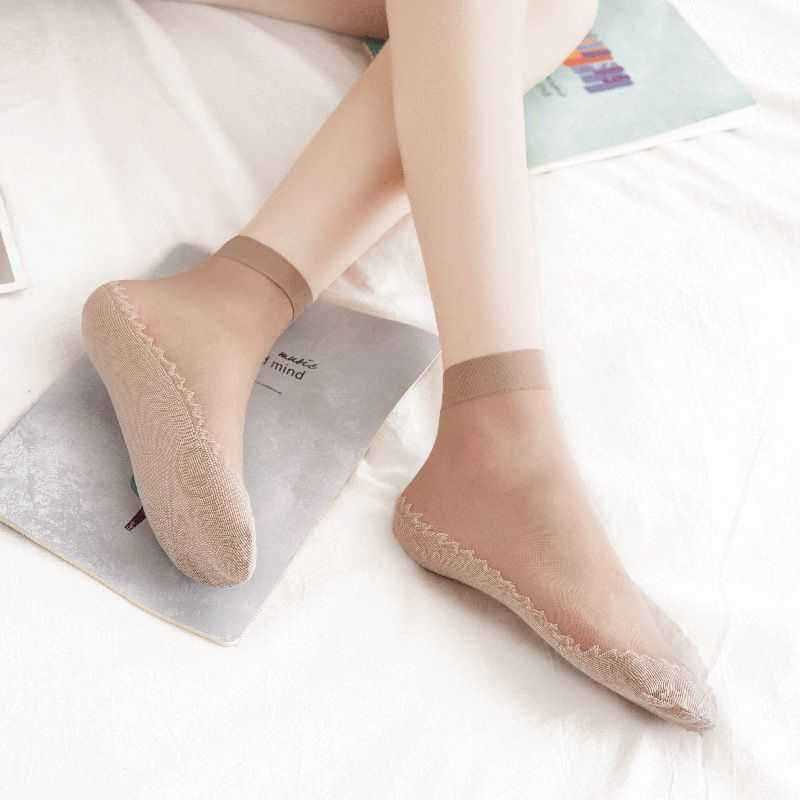 10-Pairs-Ultrathin-High-Sesilience-Cotton-Liners-Heel-Grip-Non-Slip-Sock-1308409