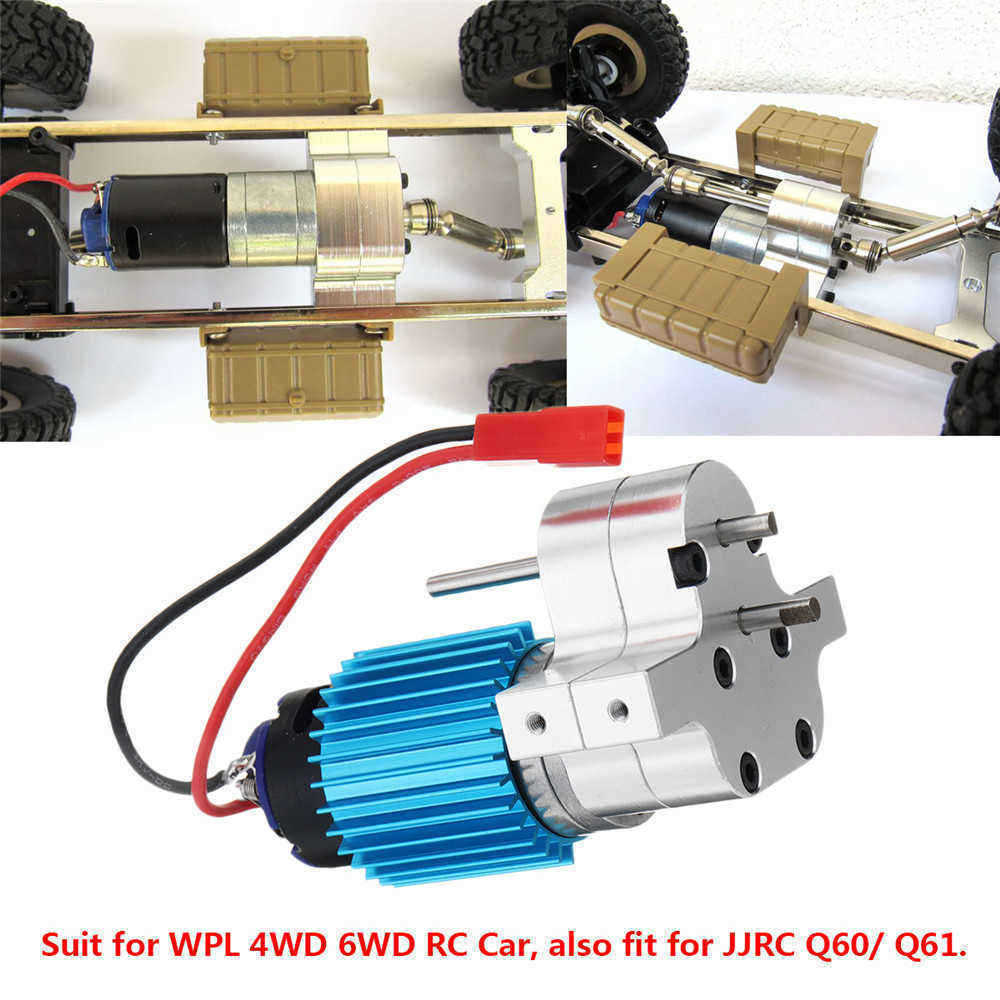 1PC-Metal-Transfer-Gear-Box-W-370-Motor-for-WPL-B-16-B-24-B-36-C24-JJRC-Q60-Q61-4WD-6WD-RC-Car-1374836