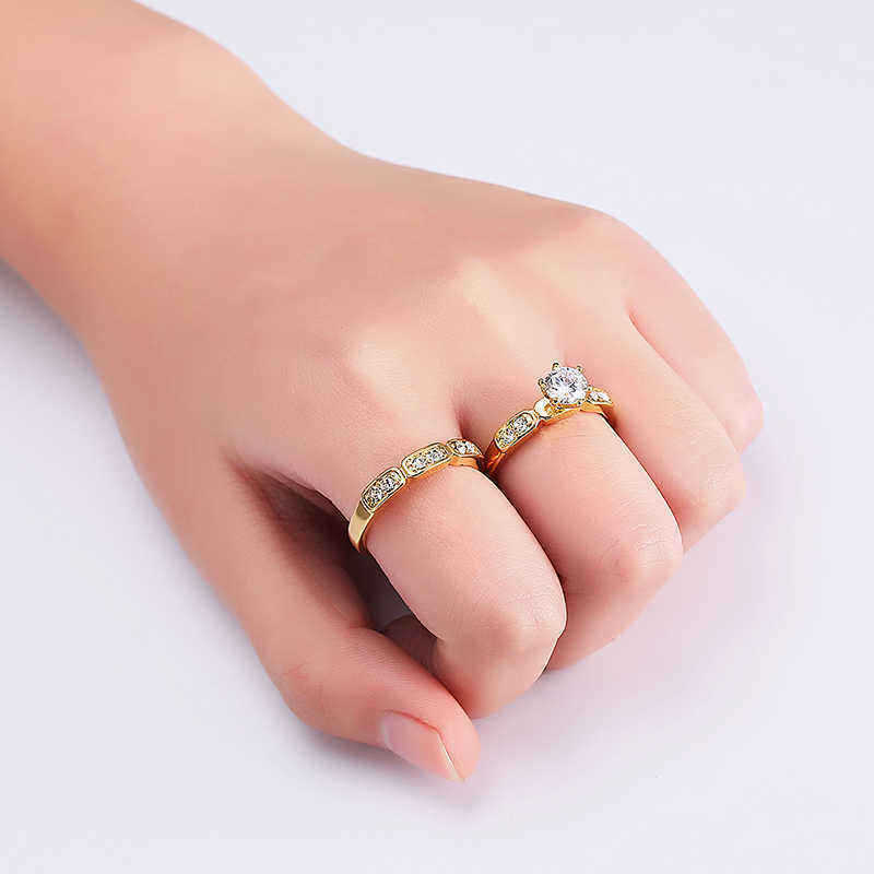 2PCS-Trendy-Zircon-Ring-Set-Gold-Plated-Fine-Copper-Eco-Friendly-Anallergic-Accessories-1156960