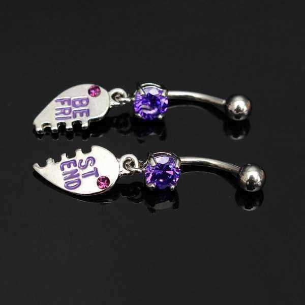 2pcs-Crystal-Best-Friend-Navel-Belly-Button-Rings-Piercing-Jewelry-974767