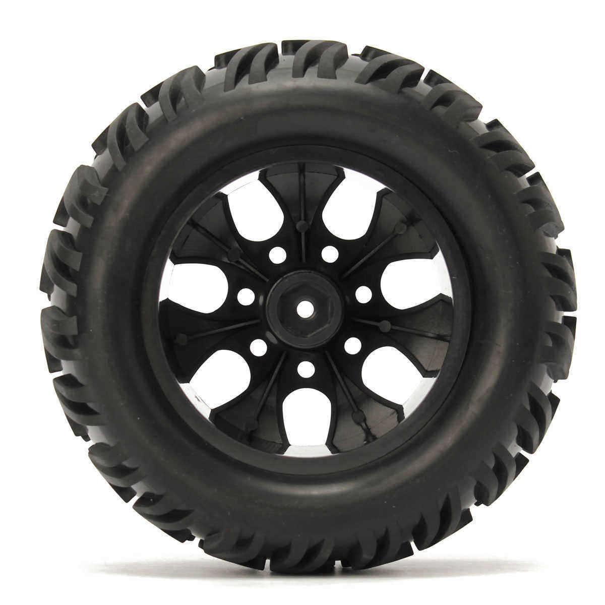 4PCS-Wheel-Rim-amp-Tires-HSP-110-Monster-Truck-RC-Car-12mm-Hub-88005-1072827