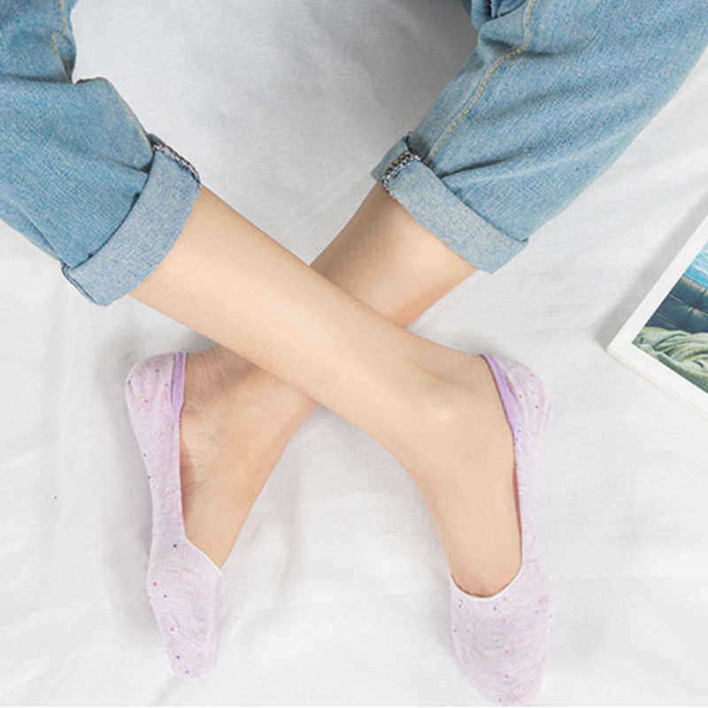 5-Pair-Women-Cotton-Invisible-Breathable-Low-Cut-Socks-Non-Skid-Sock-1307458
