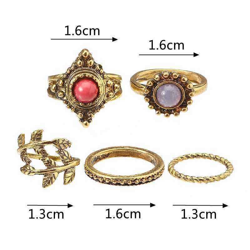5-Pcs-Punk-Leaf-Ring-Set-Retro-Golden-Zinc-Alloy-Red-and-Purple-Stone-Knuckle-Ring-Jewelry-for-Women-1166362