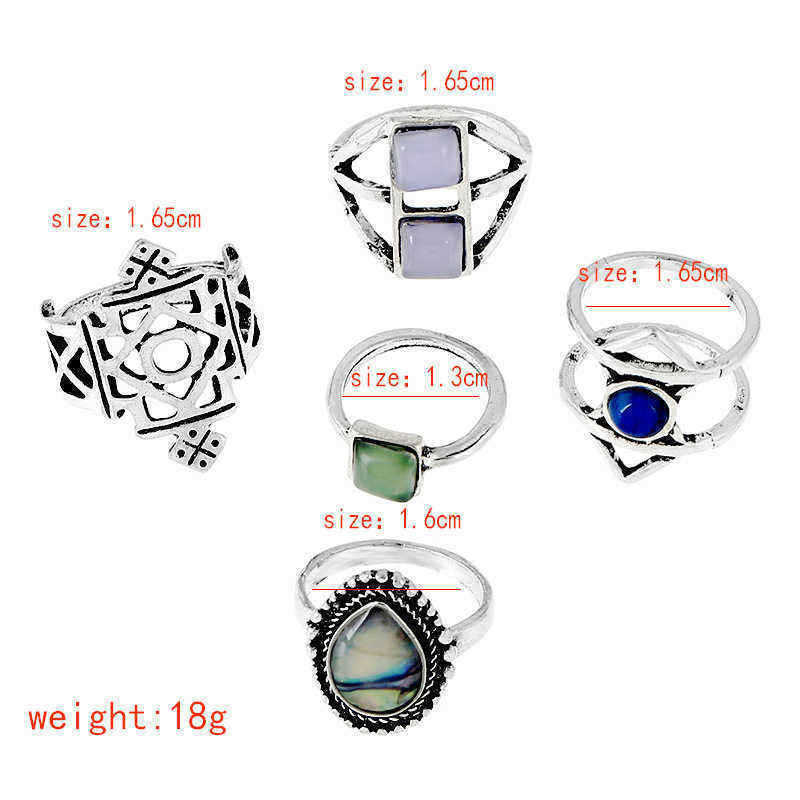 5-Pcs-Stylish-Bohemian-Geometric-Alloy-Resin-Ring-Set-Jewelry-for-Women-1159891
