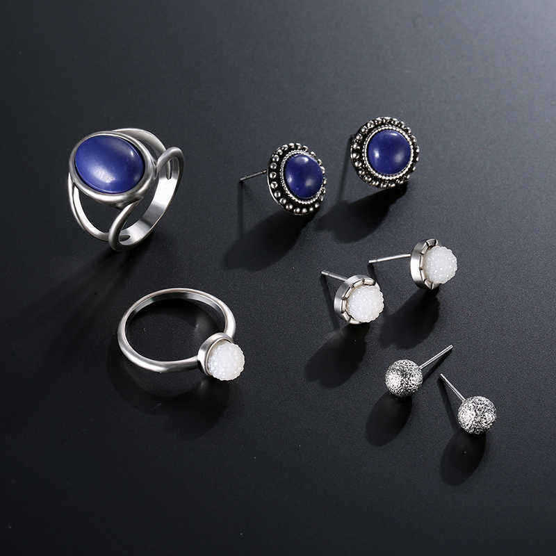 5-Pcs-of-Gold-Silver-Plated-Gem-Rings-Crystal-Earrings-Jewelry-Set-1147519