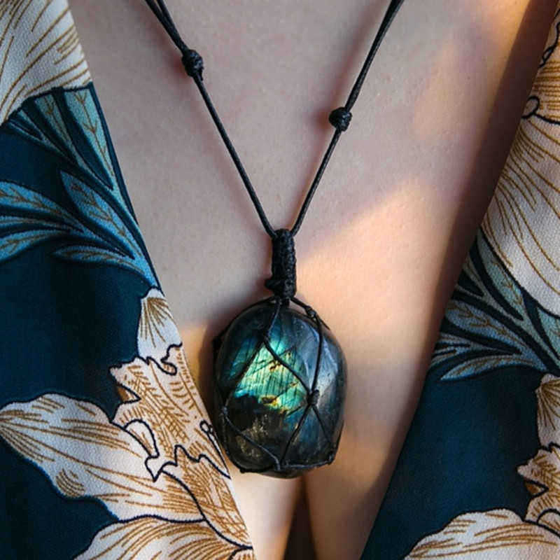 Bohemian-Natural-Stone-Pendants-Long-Necklace-Unisex-1449613