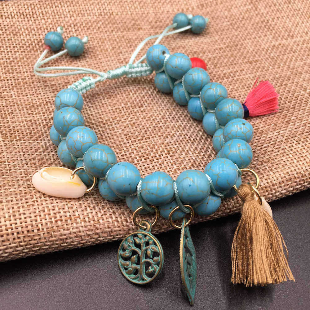 Bohemian-Natural-Turquoise-Beads-Bracelet-Shell-Leaf-Tree-of-Life-Charms-Beaded-Tassel-Bracelets-1279603