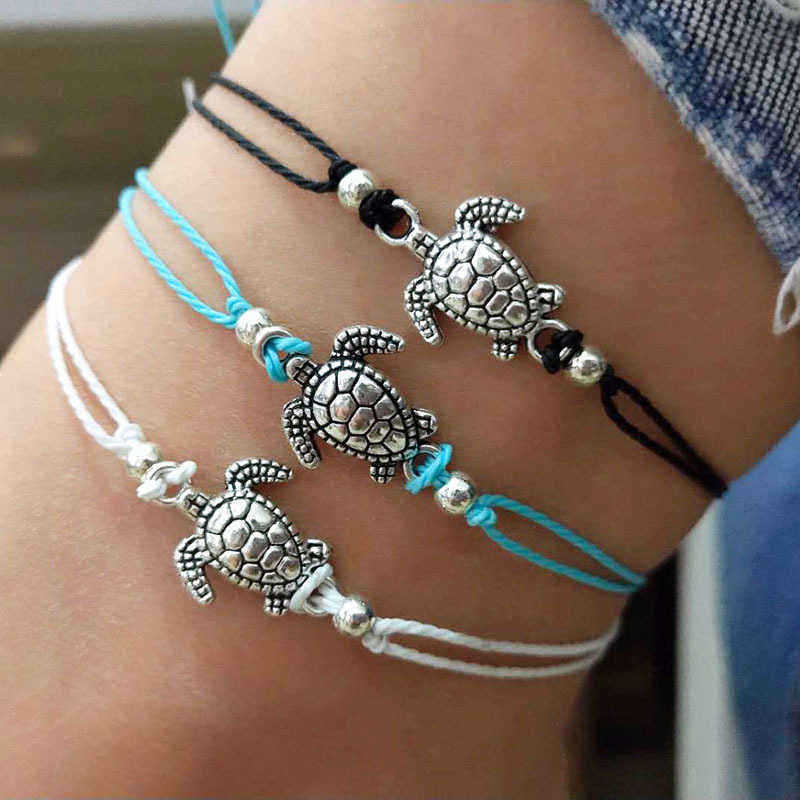 Bohemian-Turtle-Anklet-Adjustable-Wax-Rope-Black-Blue-White-Ankle-Bracelet-Ankle-Ring-Foot-Jewelry-1317731