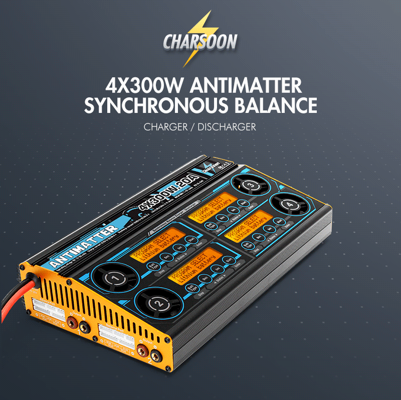 Charsoon-Antimatter-DC-4X300W-20A-Synchronous-Balance-Charger-Discharger-For-LiPoLiFeNiCdPB-Battery-1218584