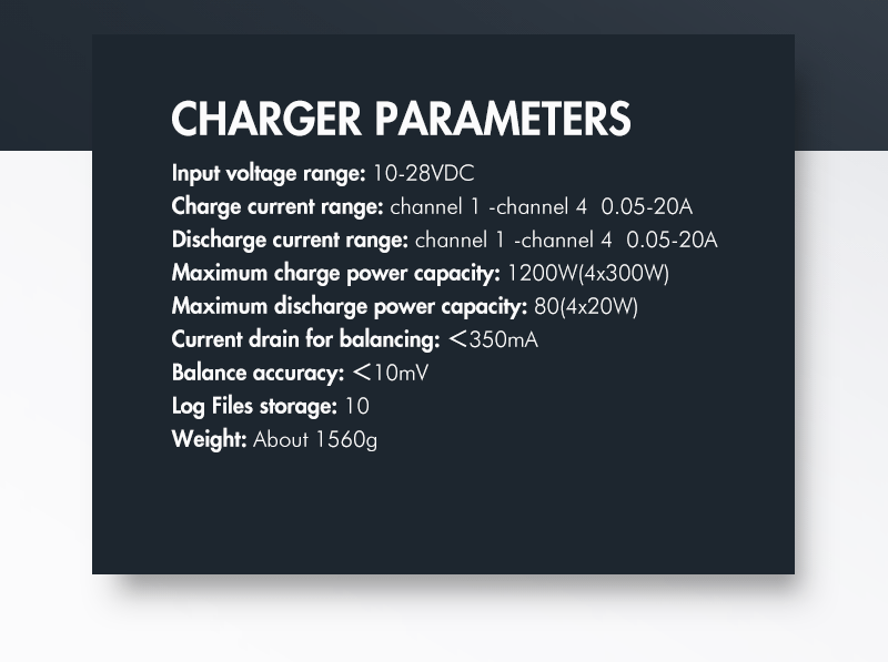 Charsoon-Antimatter-DC-4X300W-20A-Synchronous-Balance-Charger-Discharger-For-LiPoLiFeNiCdPB-Battery-1218584