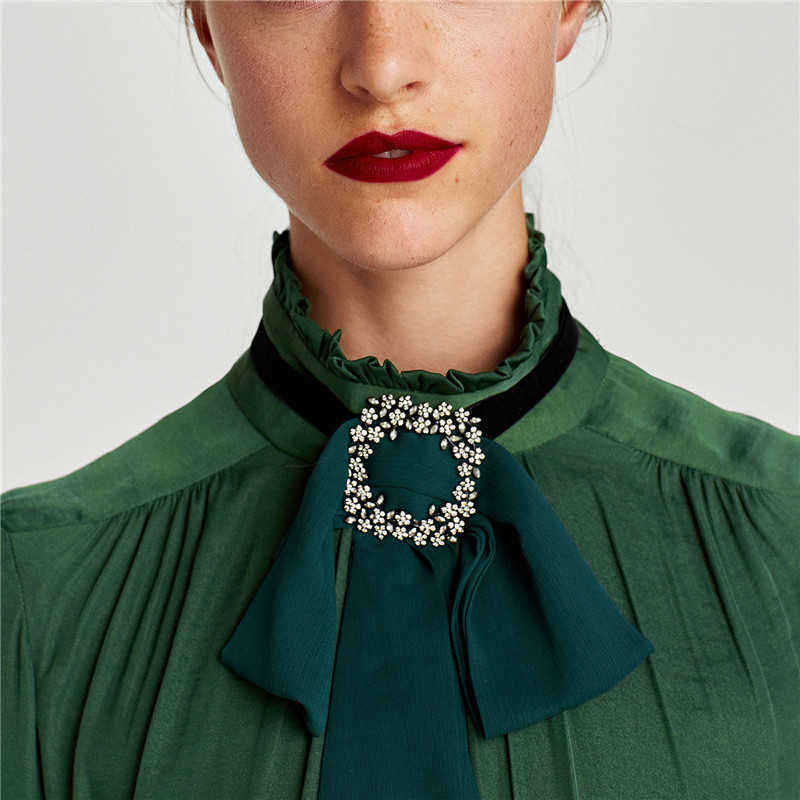 Choker-Necklace-Accessories-Chiffon-Bow-Decorative-Necklace-Shirt-Outside-Collar-for-Women-1257182