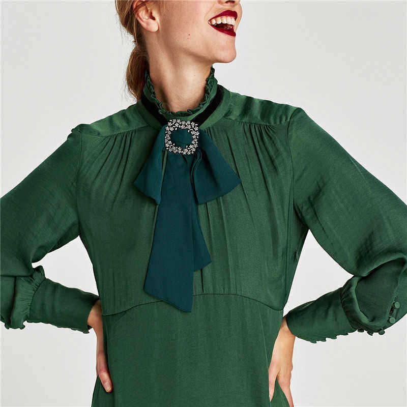 Choker-Necklace-Accessories-Chiffon-Bow-Decorative-Necklace-Shirt-Outside-Collar-for-Women-1257182