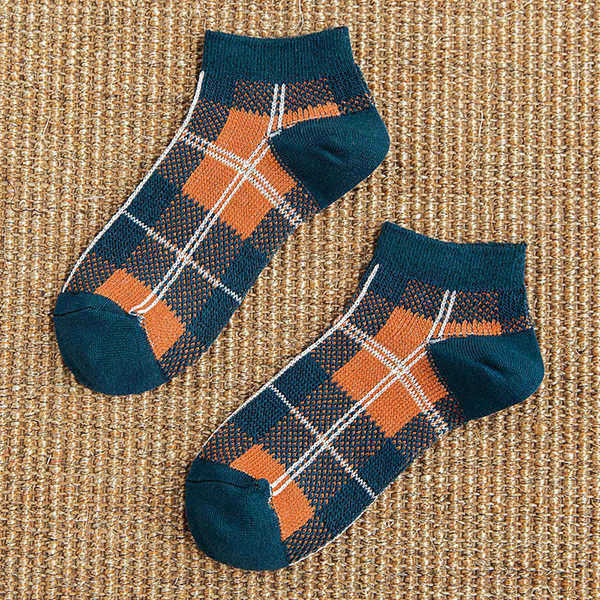Cottton-Plaid-Breathable-Ankle-Socks-Leisure-Skid-Resistant-Low-Cut-Invisible-No-Show-Sock-for-Women-1267192
