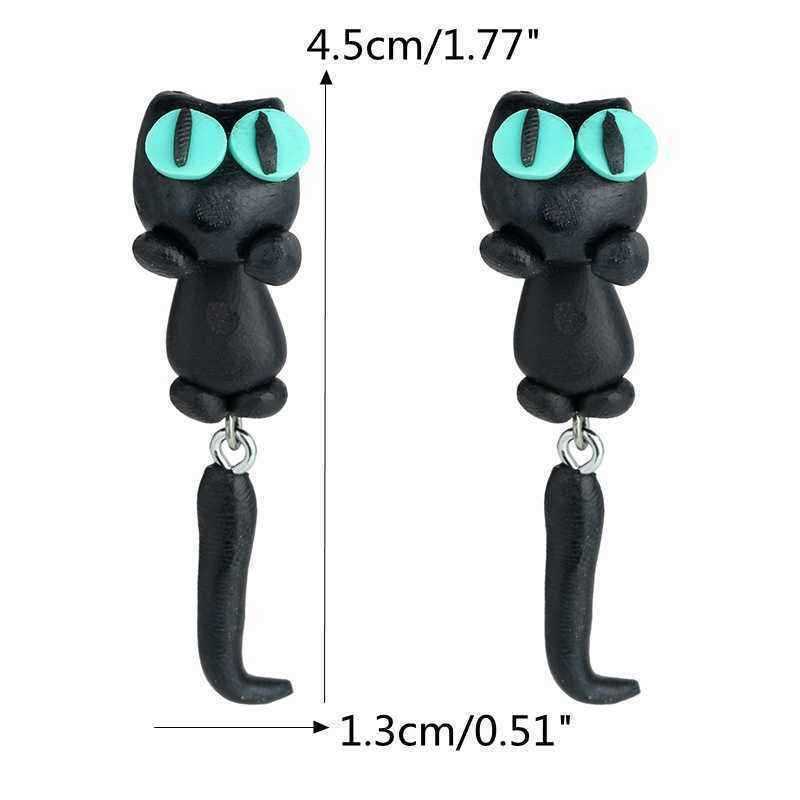 Cute-Animal-Black-Cat-Stud-Little-Kitty-Soft-Clay-Drop-Casual-Earrings-1258146