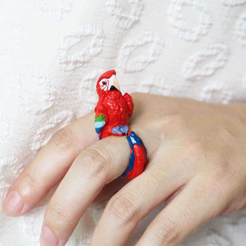 Cute-Animal-Cartoon-Panda-Dog-Pig-Tiger-Parrot-Finger-Ring-Jewelry-for-Men-Women-1164034