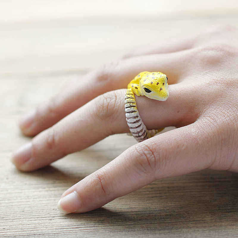 Cute-Creative-Animal-Dorable-Gecko-Resin-Fingerings-Unisex-Accessories-1161119