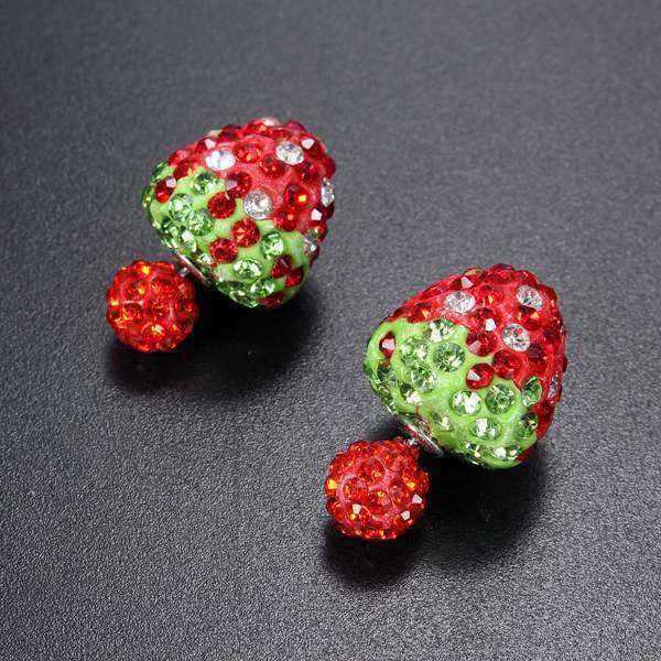 Cute-Double-Side-Full-Rhinestone-Strawberry-Stud-Earrings-For-Women-991636